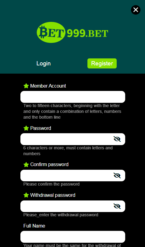 bet999 login instructions
