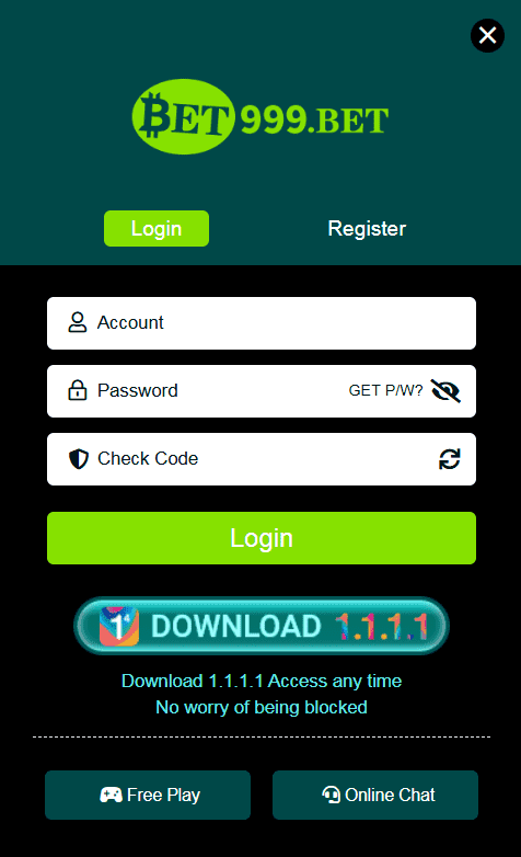 how to register at bet999